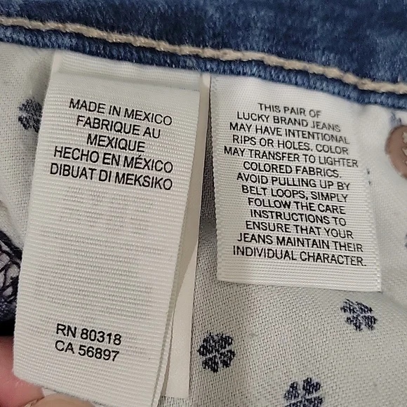 Lucky Brand Bridgette Skinny Size 4/27 - Picture 6 of 8